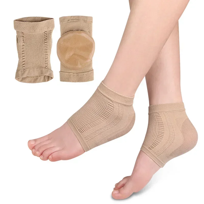 chaussettes orthopédiques pour femme avec protection en gel au talon
