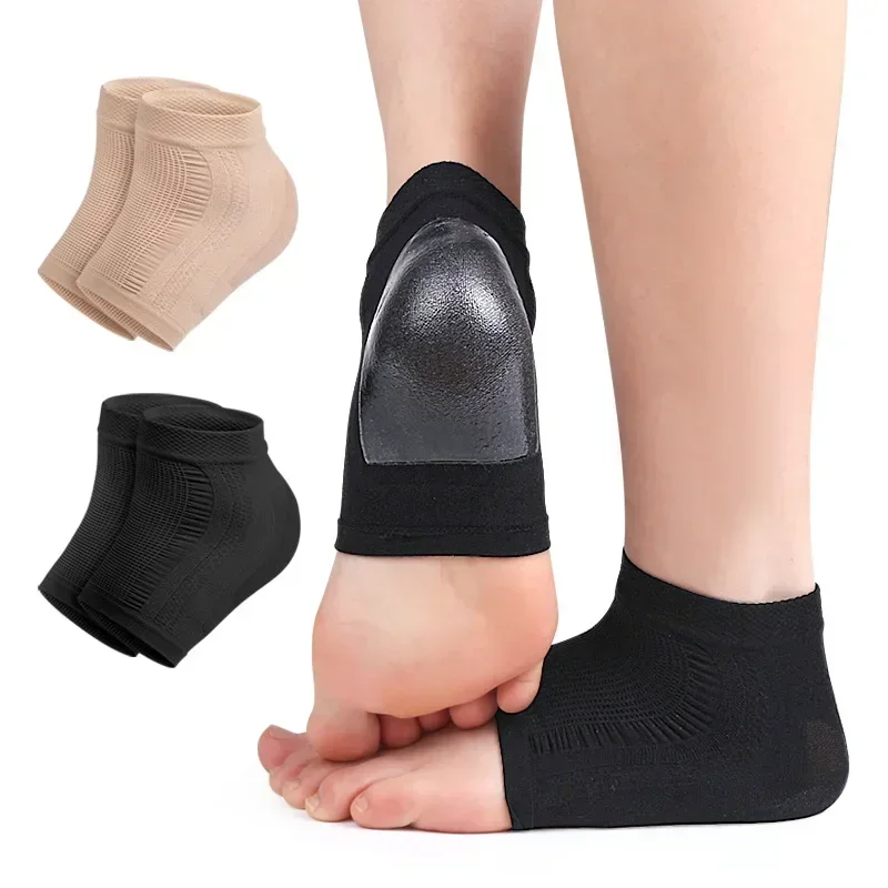 chaussettes orthopédiques pour femme avec protection en gel au talon