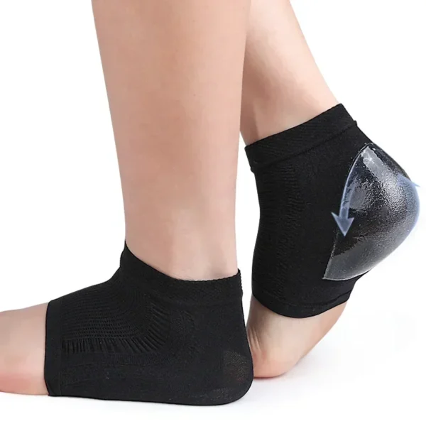 Chaussette orthopédique femme avec protection du talon en gel – Image 6