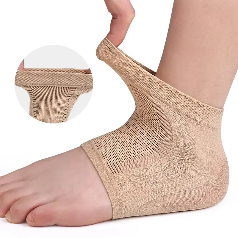 chaussettes orthopédiques pour femme avec protection en gel au talon